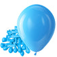 Bezente Blue Balloons Latex Party Balloons - 150 Pack 5 Inch Matte Small Light Blue Helium Balloons For Birthday Wedding Baby Sh