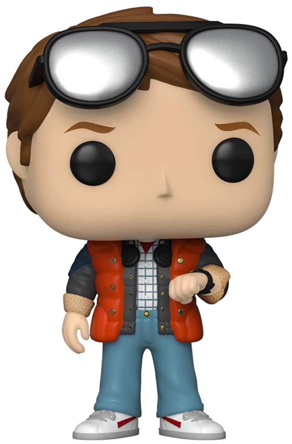 Funko 48907 Pop! - Movies: Back To The Future - Marty Checking Watch - Vinyl Figure, 9 Cm (Uk Exclusive)