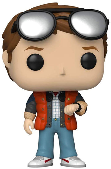 Funko 48907 Pop! - Movies: Back To The Future - Marty Checking Watch - Vinyl Figure, 9 Cm (Uk Exclusive)
