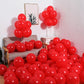 Abbaoww 100 Pcs Red Balloons 10 Inch Strong Latex Balloons For Party Decoration, Birthday, Wedding, Anniversary, Christmas And Arch Supplies