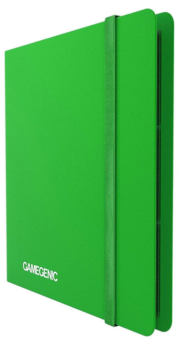 Casual Album 24-Pocket | Organize Standard and Japanese Size Collectible Cards | enhanced Card Game Protector | Holds up to 480 Cards |Ideal for Playset Collections | Green Color | Made by Gamegenic