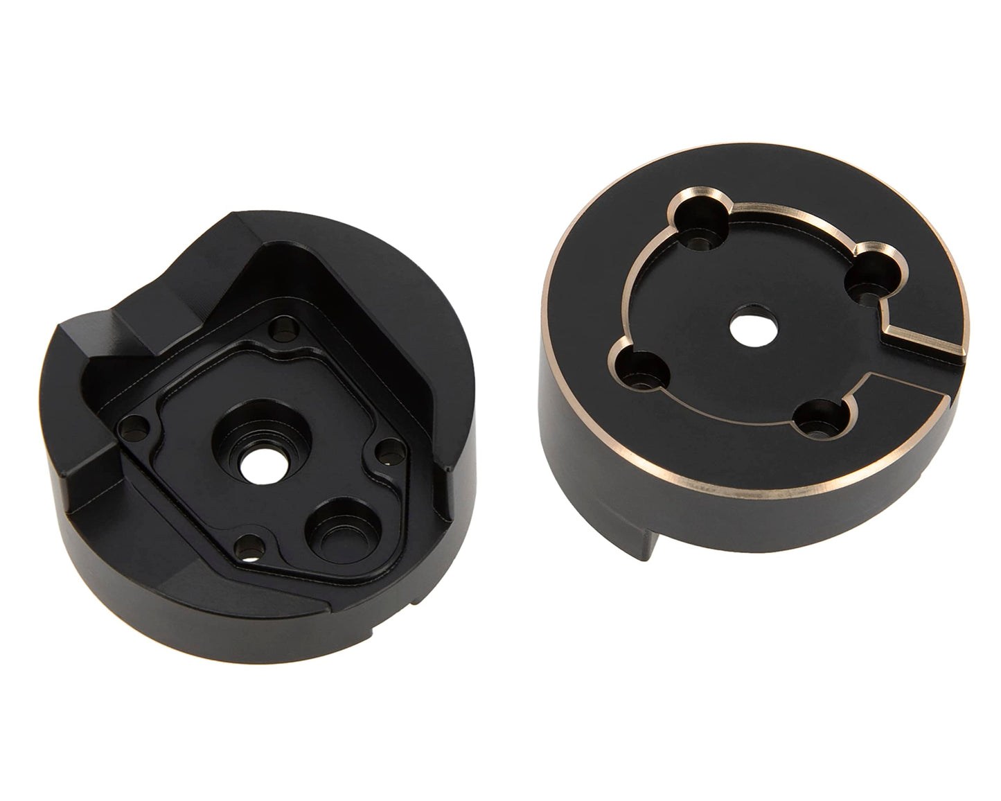 Meus Racing Utb18 Front Brass Portal Axle Covers Weigths 65G/Pc For Axial Utb18 Capra Trail Buggy #Axi212010 Upgrade Parts 2Pcs,