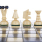 Chess and games shop Muba Beautiful Handcrafted Wooden Chess Set with Wooden Board and Handcrafted Chess Pieces - Gift idea Prod