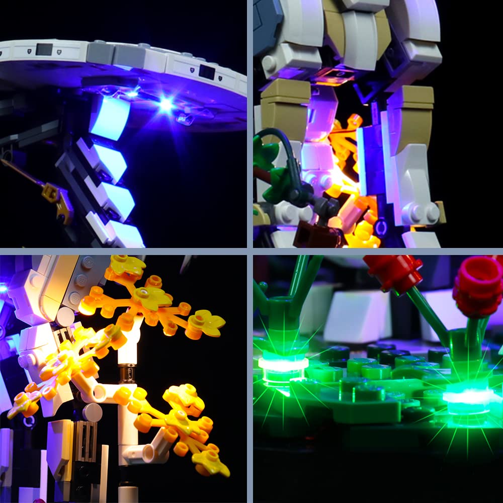 Brickbling Lights For Lego Tall Neck 76989 Building Set (Only Lights, No Lego), Diy Lighting Compatible With Lego Horizon Forbid