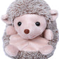 DILLY DUDU Hedgehog Plush Toy, Soft Stuffed Animal Gift for Children, 6 Inches, Brown