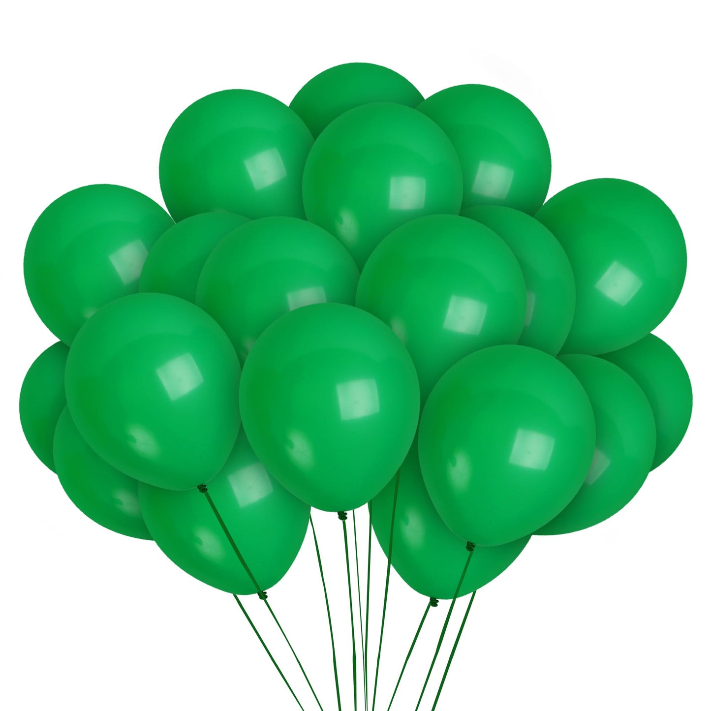 Treasures Gifted Forest Green Balloons - 12 Inch Hunter Green Balloons - Dark Green Balloons - Premium Green Latex Balloons - Gl