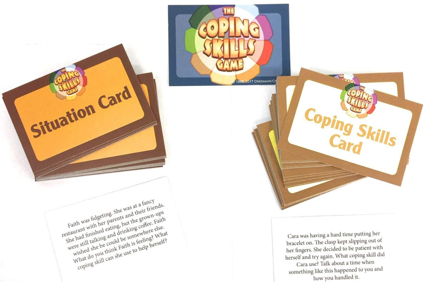 Childswork Coping Skills Game - Teach Kids Essential Skills - Cardstock - Multicolor - Model SG_B002V7OFUG_US