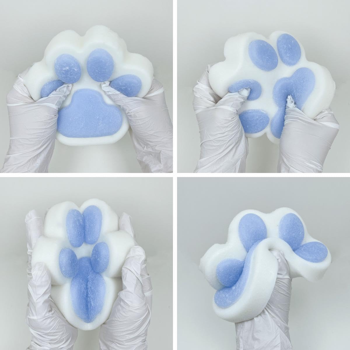 Big Cat Paw Squishy 5.5 Inch Large Size Squishies Squeeze Toys Pinch Family Squishy Cute Soft Silicone Giant Cats Paw Tangcii Fi