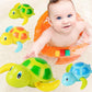 3pcs Bath Swimming Turtle Toy for Baby Toddler  Wind Up Chain Bathing Water Toy  Swimming Bathtub Pool Cute Swimming Turtle Toys for Boys Girls.