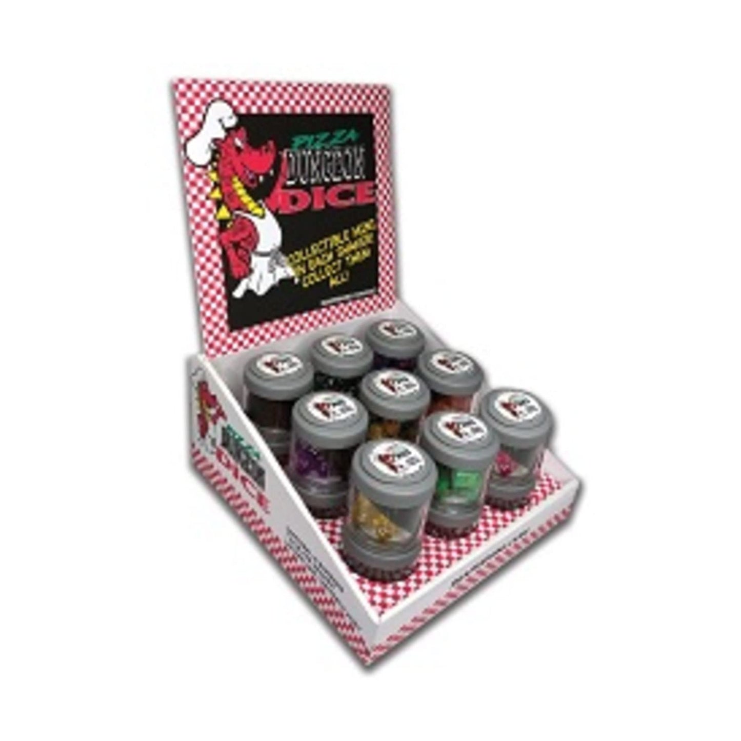 Reaper Miniatures Rem19200 Pizza Dungeon Dice Starter Display - Pack Of 18