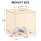 Hchangen Adults Piggy Bank Creative For Real-Money, Natural Wood Money Box, Can Only Save The Piggy Bank That Cannot Be Taken Ou