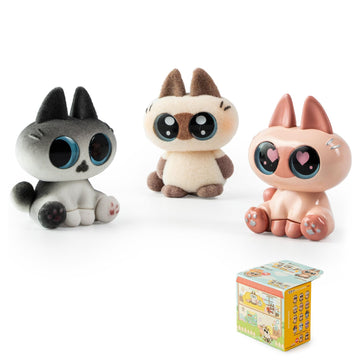 Beemai Nobeko Azukisan Mini Bean Series Blind Box Single Box, Contains 3 Figures No Repeat