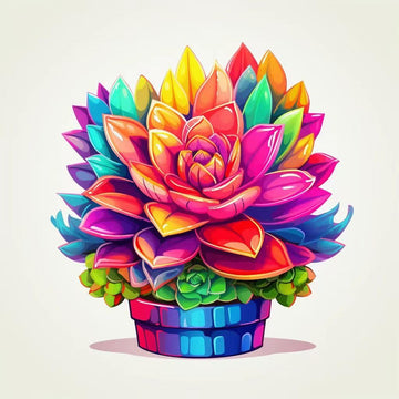 Reouinty Wooden Puzzle Colorful Flower 200Pcs