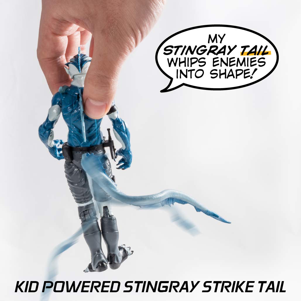 Alter Nation El Ray Human Stingray Electric Eel Hybrid Web Cartoon Dark Horse Comics Graphic Novel Action Figure With    Lightni