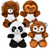 Rhode Island Novelty 11 Jungle Plush Assortment, 1 Piece per Order