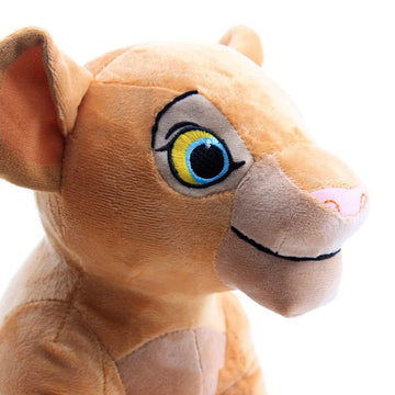 Secretcastle Lion Plush Baby Lion Toys Lifelike Lion Animal Stuffed For Kids,Family Chirstmas Gifts 28 Cm Height With Embroidere