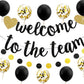 Welcome To The Team Banner For New Teacher Boss Employee Coworker Staff Colleague Team Member Hanging Garland Kit Balloons Paper