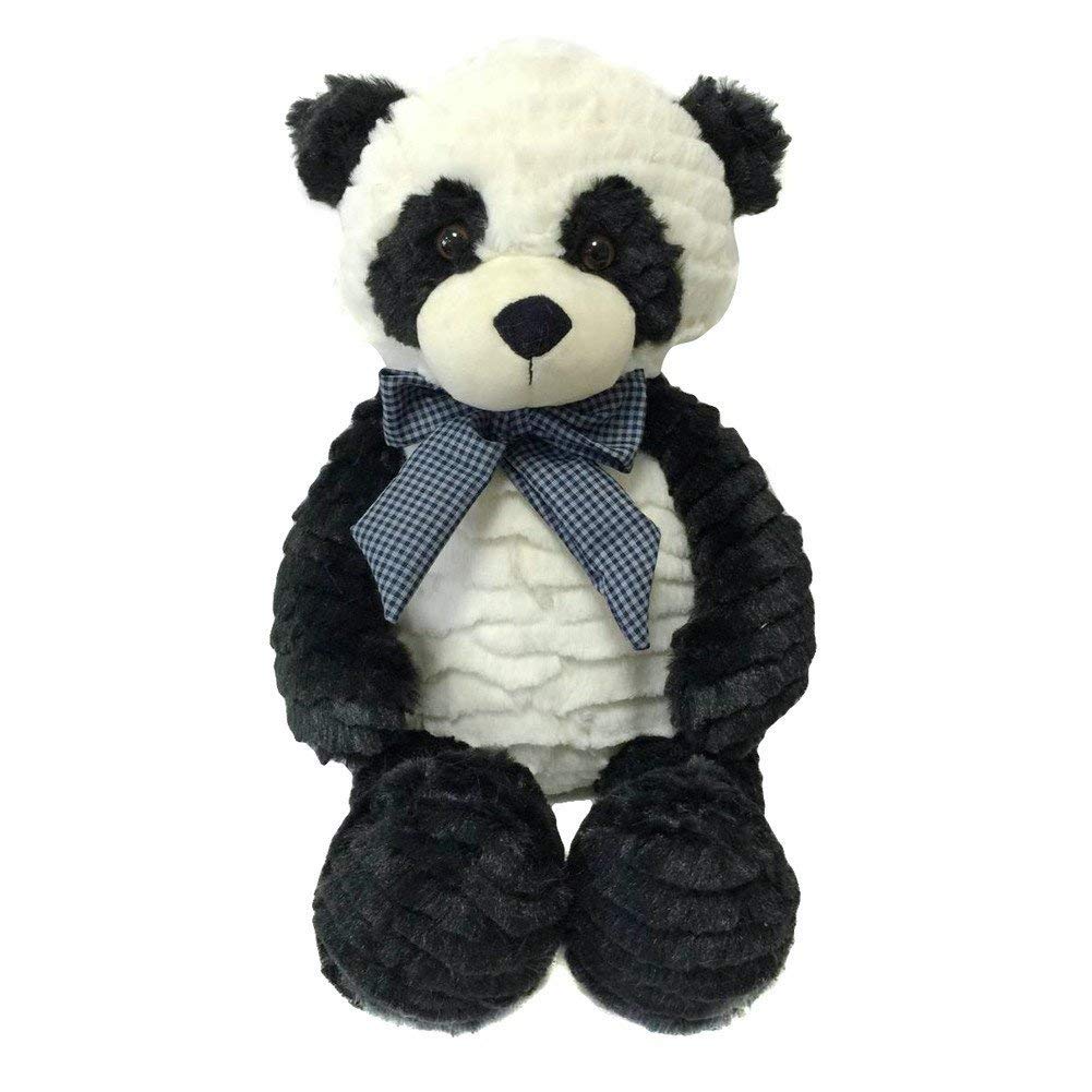 Snuggle Stuffs Plush Sitting Charcoal And Cream Precious Panda Bear, 18'