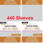 Sleeve Kings Magnum ''7 Wonders'' Card Sleeves 65 X 100 Mm (4X110 Pack, 440 Sleeves)