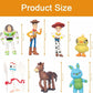 Nlieopda 7 Pack Toy Anime Story Figurines,Woody Toy Anime Story Doll,Buzz Anime Lightyear Toy,Pvc Toy Anime Story Toys Figures S