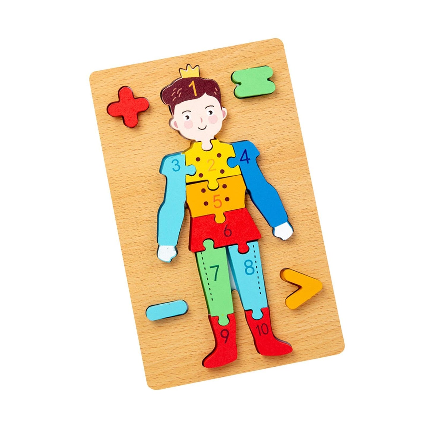 Club BollywoodNumber Puzzle Montessori Toys For 3 Year Old For Preschool Fine Motor Skills Prince|Baby|Toys For Baby|Development