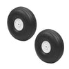 Fielect 2.75 Inch Rc Model Airplane Super Light Pu Sponge Tire Tail Wheel Tire And Wheel Sets For Rc Car Airplane With Plastic H