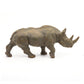 Papo Black Rhinoceros Toy Figure - Gray, 5cm Plastic Model 50066