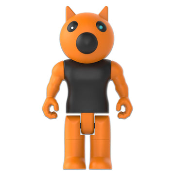 Piggy Action Figure - Foxy Articulated Buildable Action Figure Toy, Series 1 Collectible