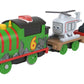 Thomas & Friends Motorized Toy Train Talking Percy Engine With Phrases & Sounds Plus Harold The Helicopter For Ages 3+ Years