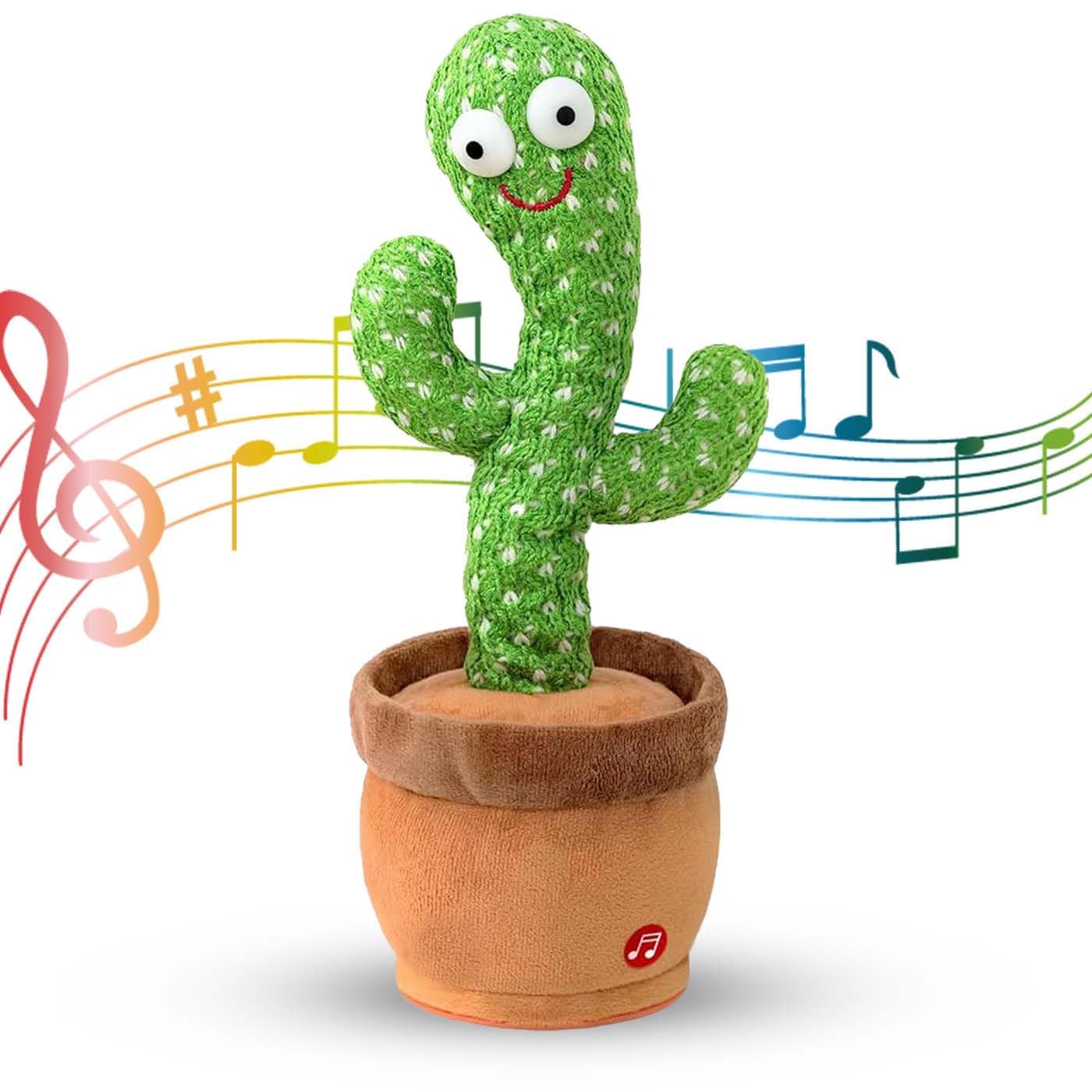 Japak Dancing Talking Cactus Toy for Kids  Repeat What You Say & Sing Songs | Soft Plush Interactive Baby Toy | Funny Education