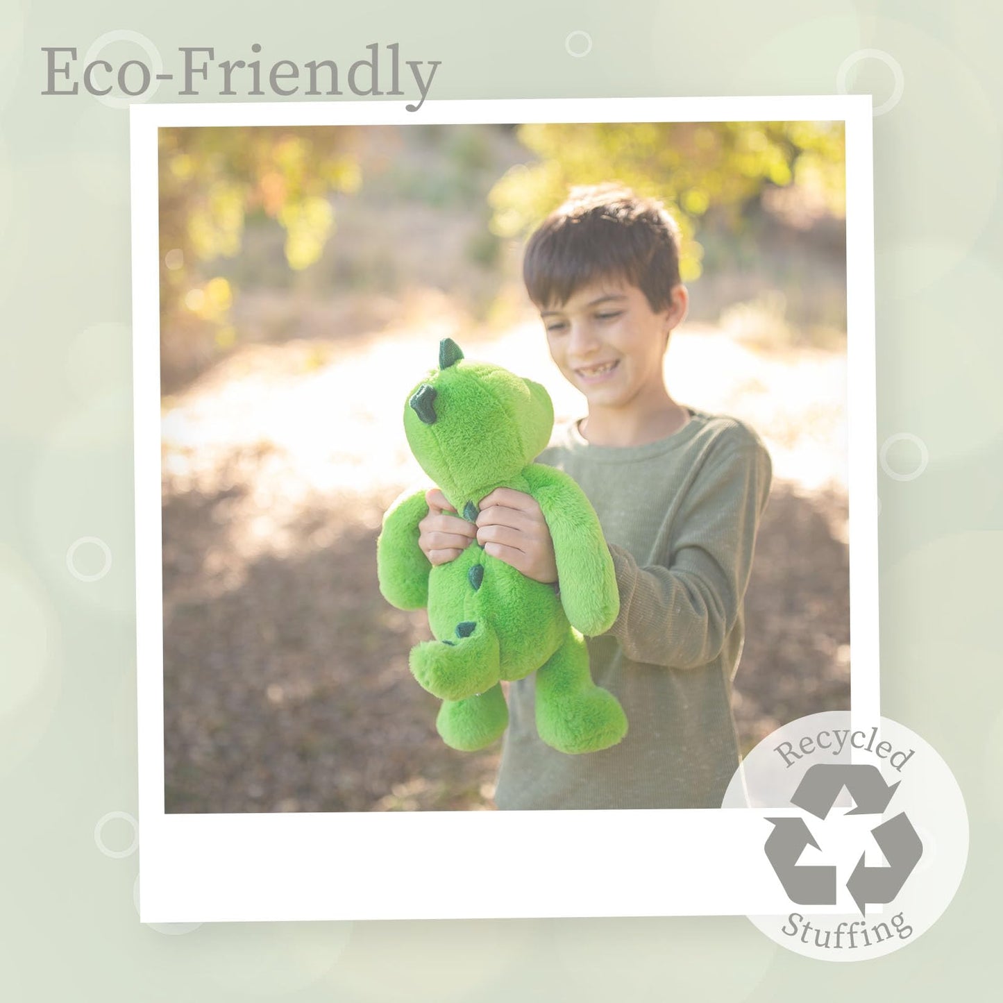 Worlds Softest Plush Green Dinosaur, Lushee, Large, 16 Stuffed Animal for Baby, Toddler, Kids, Adults - Dinosaur Plush Toy-Ador