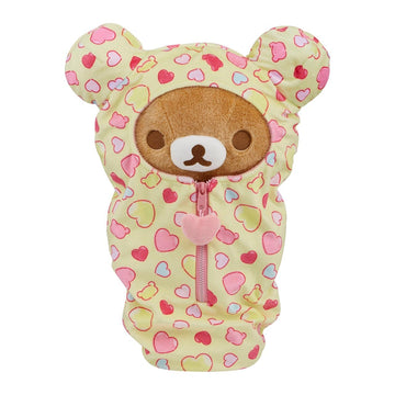 San-X Original Rilakkuma Hearts Sleeping Bag Plush - 15 Rilakkuma