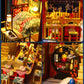 GuDoQi DIY Miniature Dollhouse Kit  1:24 Scale Tiny House kit with Music Plant DIY Craft Kits  Model Craft Kits for mature-themed to Build  Great Handmade Craft Gift for Birthday  Japanese Villa Courtyard