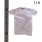 Panchitalk 1/6 Scale Custom T-Shirt Top Model For 12 Male And Female Action Figure Body (White)