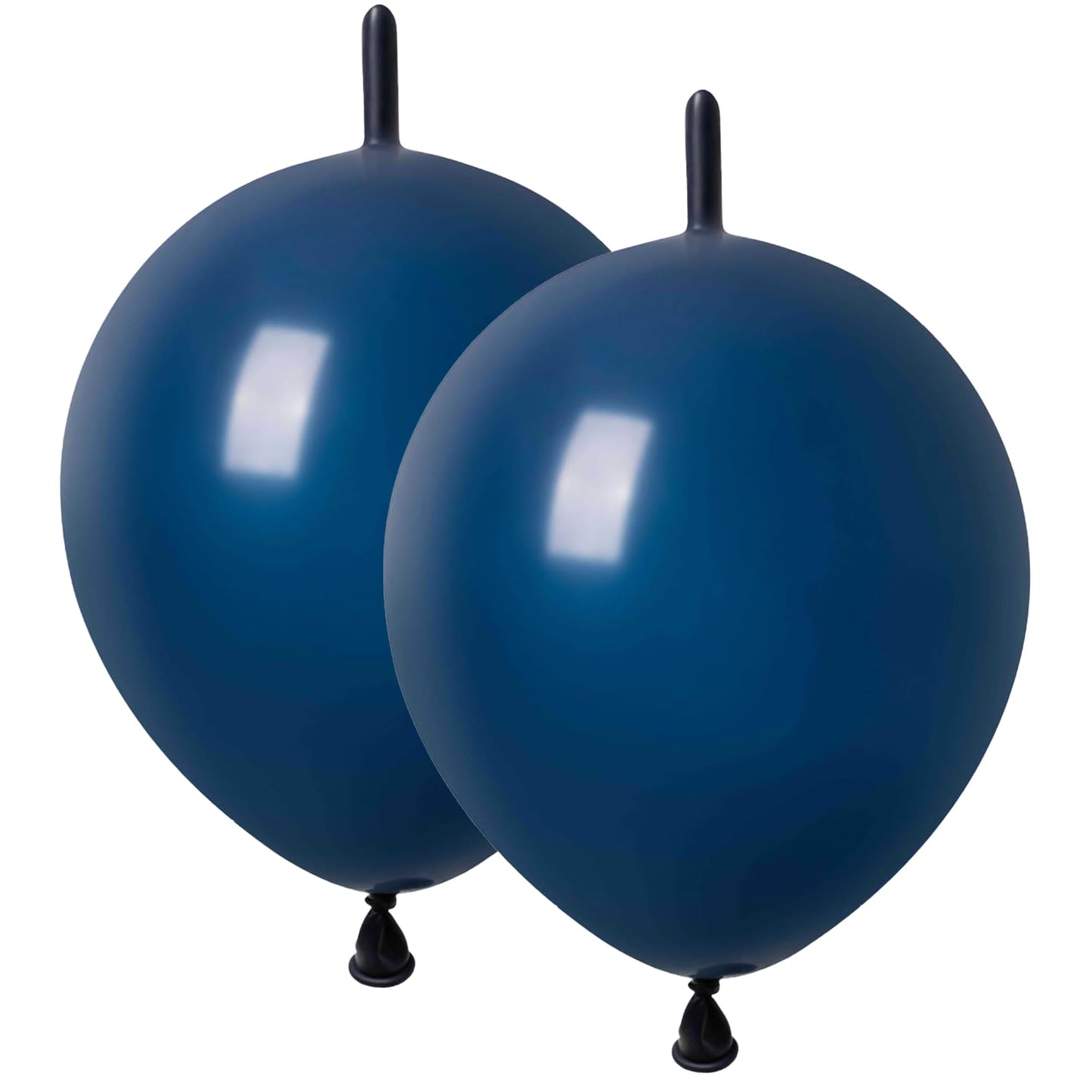 Adido Eva Link Balloons Navy Blue 6 Inch Latex Quick Linkale Balloon 80 Pcs For Birthday, Halloween, Christmas, Party Festival D