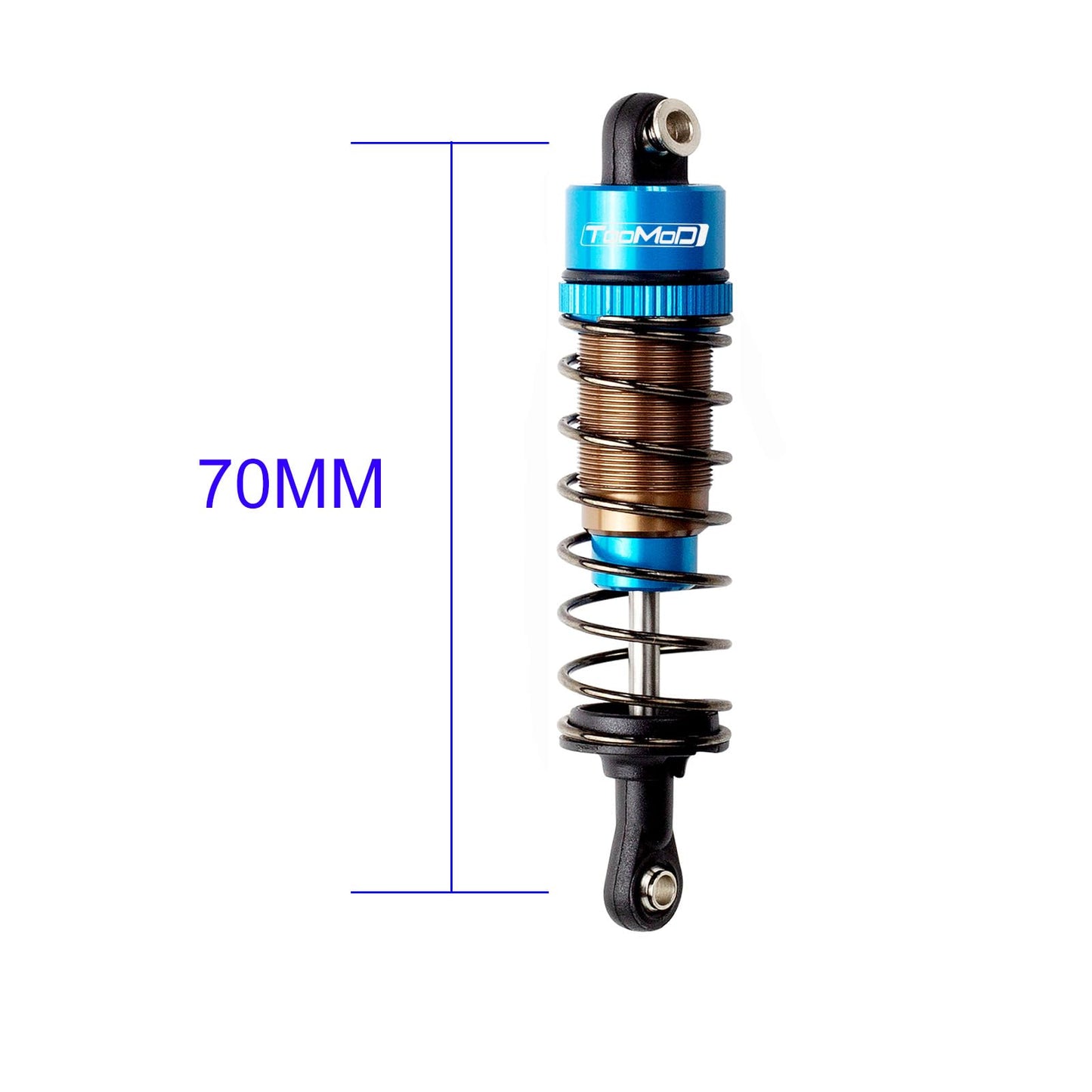 TOOMOD 1/10 70mm RC Oil filled Shock Absorbers kit for Tamiya CC01 WR-02 Axial SCX10 D90 HPI HSP 1/10 Crawler Car Buggy Car Upgr