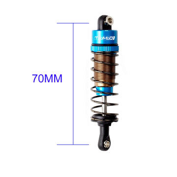 TOOMOD 1/10 70mm RC Oil filled Shock Absorbers kit for Tamiya CC01 WR-02 Axial SCX10 D90 HPI HSP 1/10 Crawler Car Buggy Car Upgr