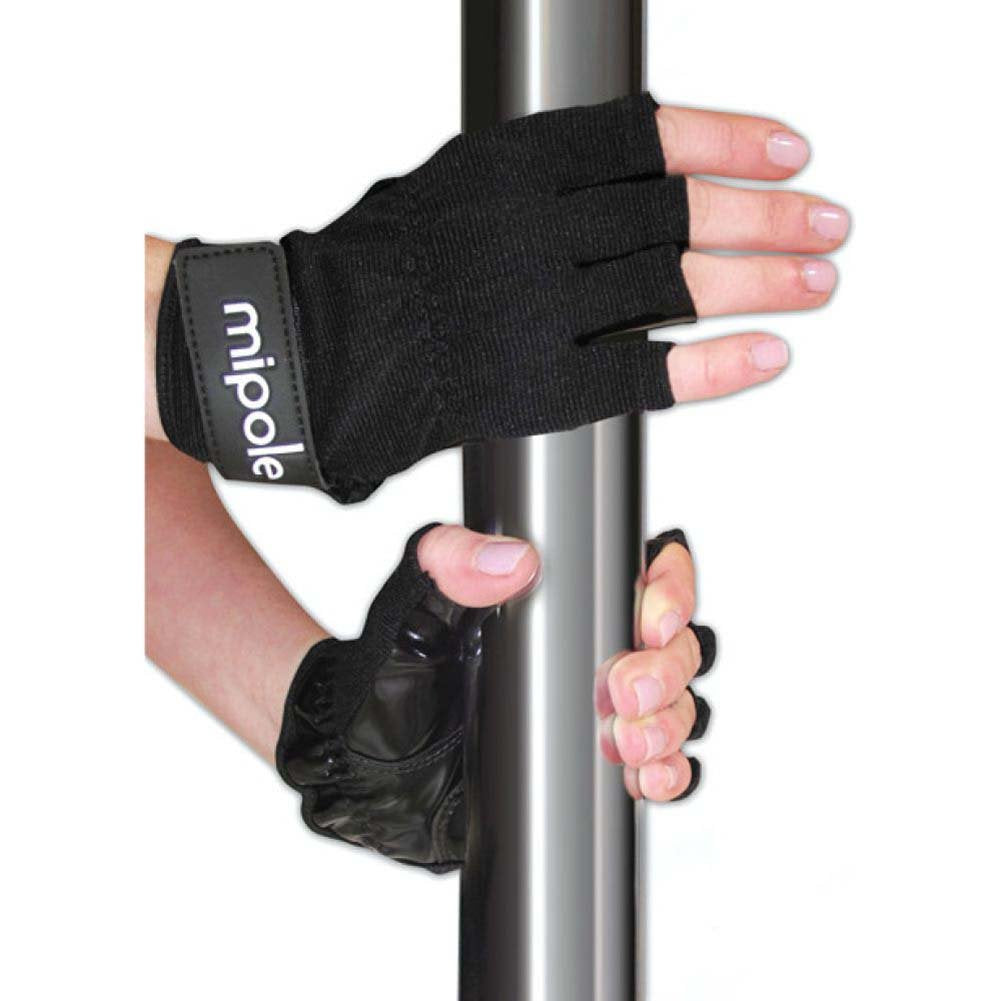 Peka-A-Boo Mipole Dance Pole Gloves, Black, Small