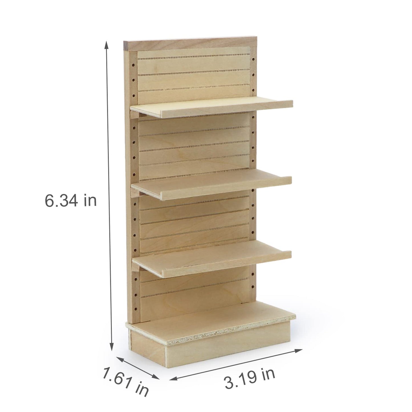 1:12 Scale Rack Dollhouse Accessories Book Shelf Miniature Furniture 4 Tier Bookcase Storage Shelf Shooting Props Desktop Decor