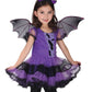 Eozy Girls Bat Costume Halloween Vampire Cosplay Costume Set For Kids