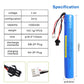 Kbt 7.4V 1200Mah Li-Ion Rechargeable Battery Pack With Sm-2P Plug & Xh-3P Charging Plug, Lithium-Ion Battery With Usb Cable For