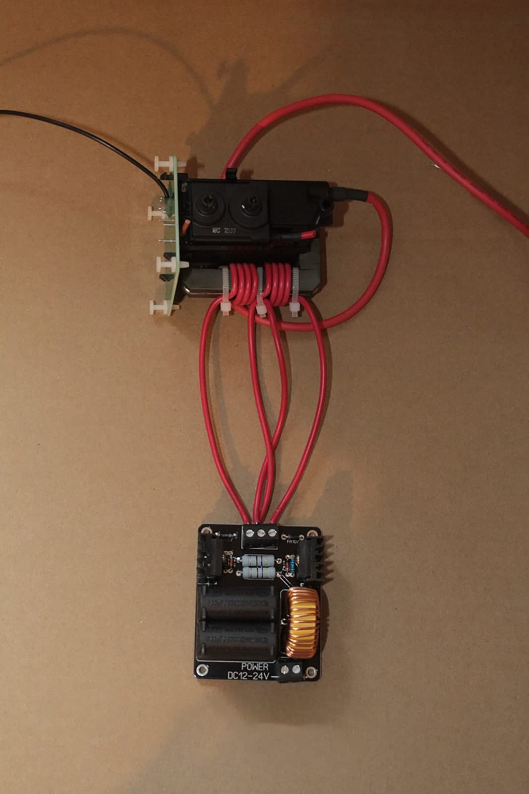 Yoqanr Mini DC Induction Jacobs Ladder Kit - Medium to Large - Copper - Tesla Coil Experiment Toy
