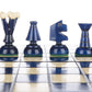 Chess and games shop Muba Beautiful Handcrafted Wooden Chess Set with Wooden Board and Handcrafted Chess Pieces - Gift idea Prod