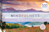 Hinkler Mindfulness 500pc Jigsaw Puzzle - Mountains, Cardboard, Brown and Green, Model 9354537001544