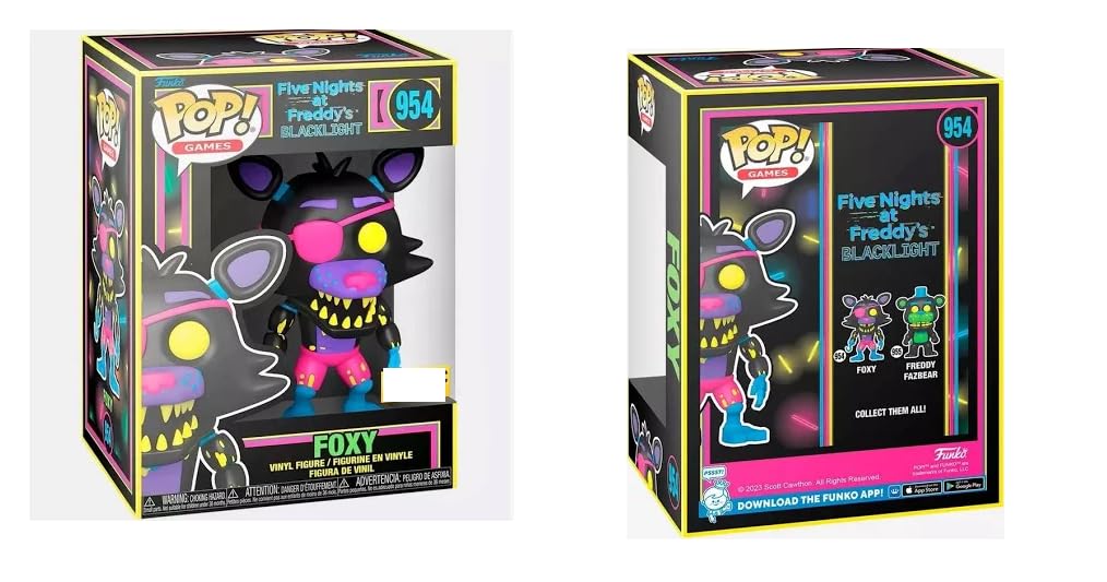Funko Five Nights At Freddy'S Pop! Games Foxy Exclusive Vinyl Figure #954 [Blacklight]