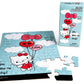 Hello Kitty Gift Set- Hello Kitty Lunch Tin Box, Water Bottle, Puzzle, Stickers, And Pencil Case.