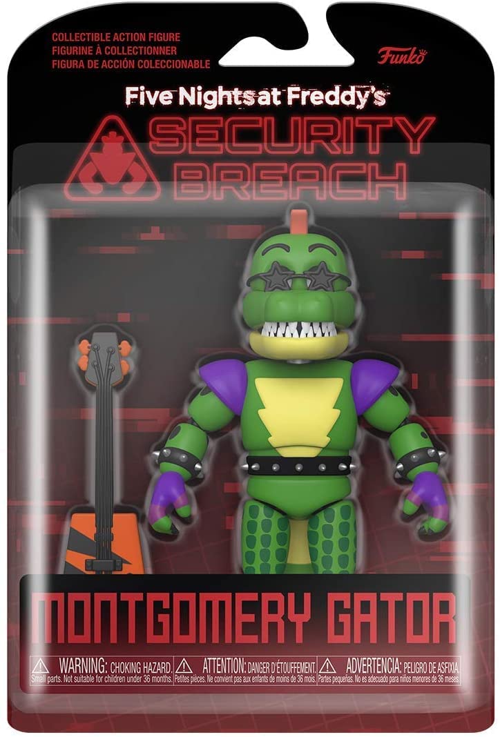 Funko Action Figure Montgomery Gator - Five Nights at Freddy's - Multicolor Vinyl - US One-Size - Collectible Toy for All Ages