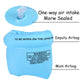 4 Pcs Arm Floaties Inflatable Toddler Baby Swimming Sleeves Rings Arm Bands Water Wings Pool Floats For Kids Adults Childern (Bl