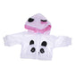 Reborn Baby Doll Clothes Panda 5-Piece Set 18 Inch Reborn Newborn Baby Girls Doll Panda Outfits Matching Accesories Clothing