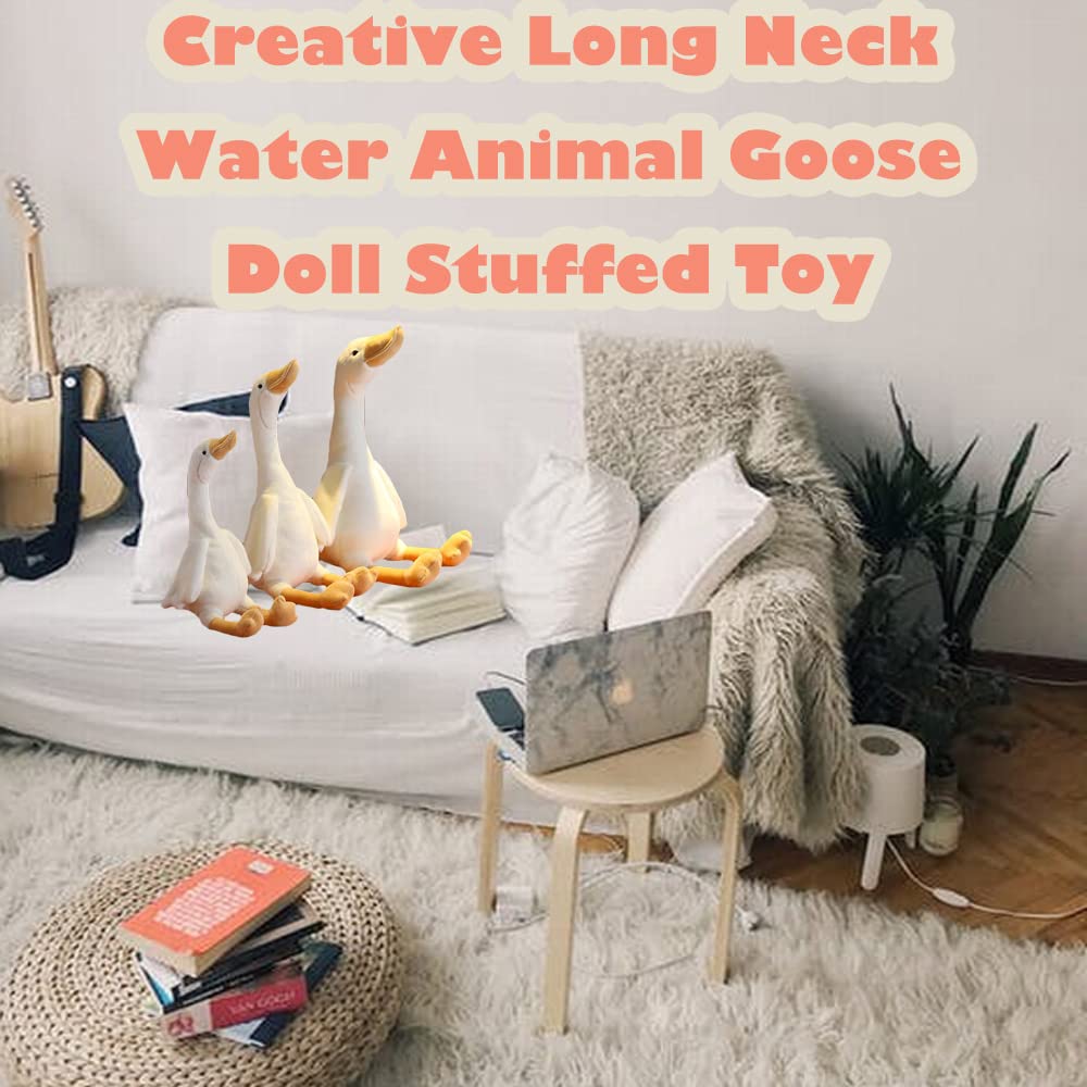 Chelei2019 23.6'' Goose Plush White Swan Stuffed Animal Toy Duck Plush Toy,Gifts For Kids